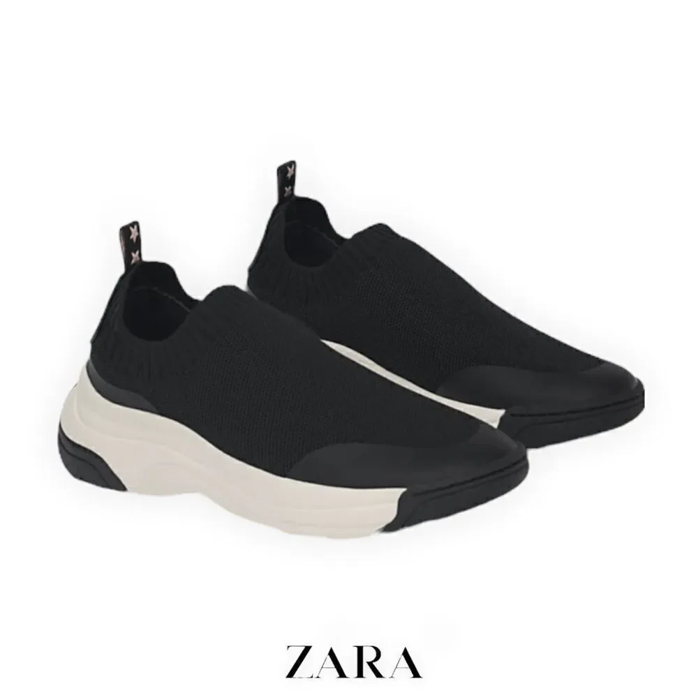 ZARA Kids | Black | SOCK STYLE SNEAKERS